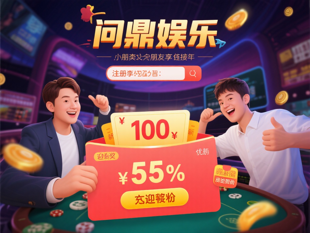 举个例子，小李通过朋友分享的推广链接加入问鼎娱乐，